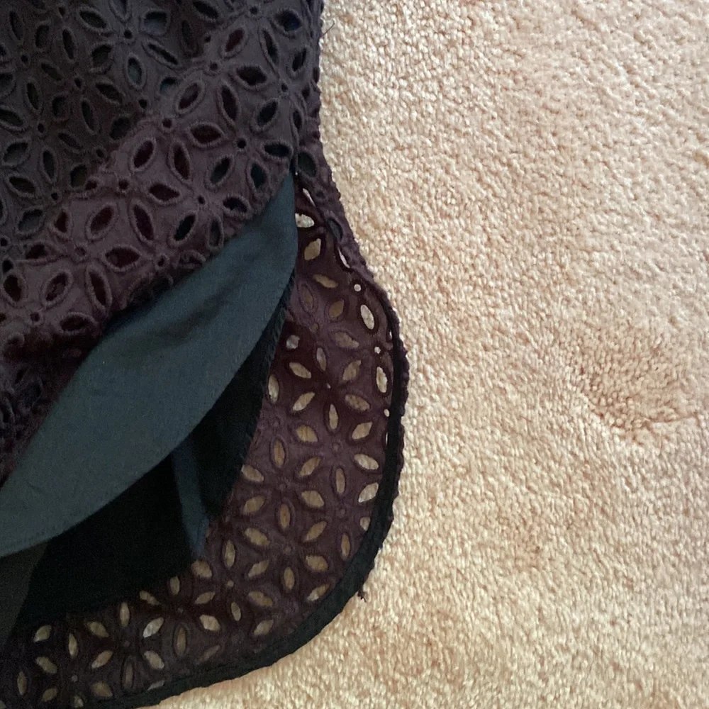 Tibi Eyelet Off Shoulder Top Size 12 Antonina - Picture 5 of 6